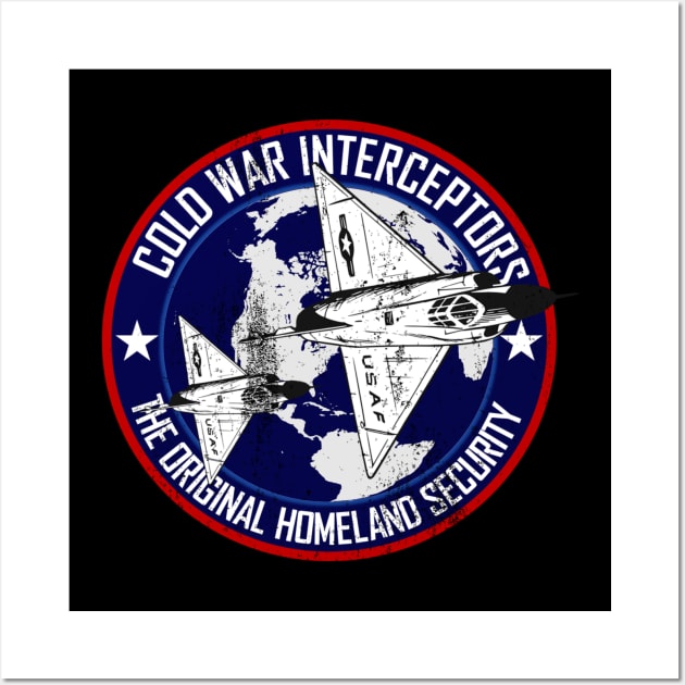 F-102 Delta Dagger - Cold War Interceptors (distressed) Wall Art by TCP